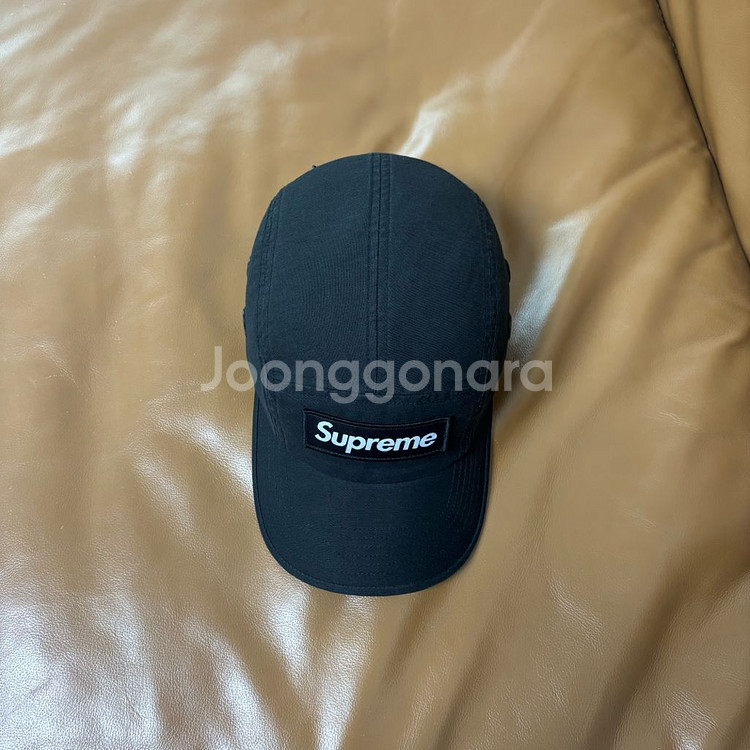 Supreme 슈프림 22fw 밀리터리 워시드 블랙 캠프캡 모자--4