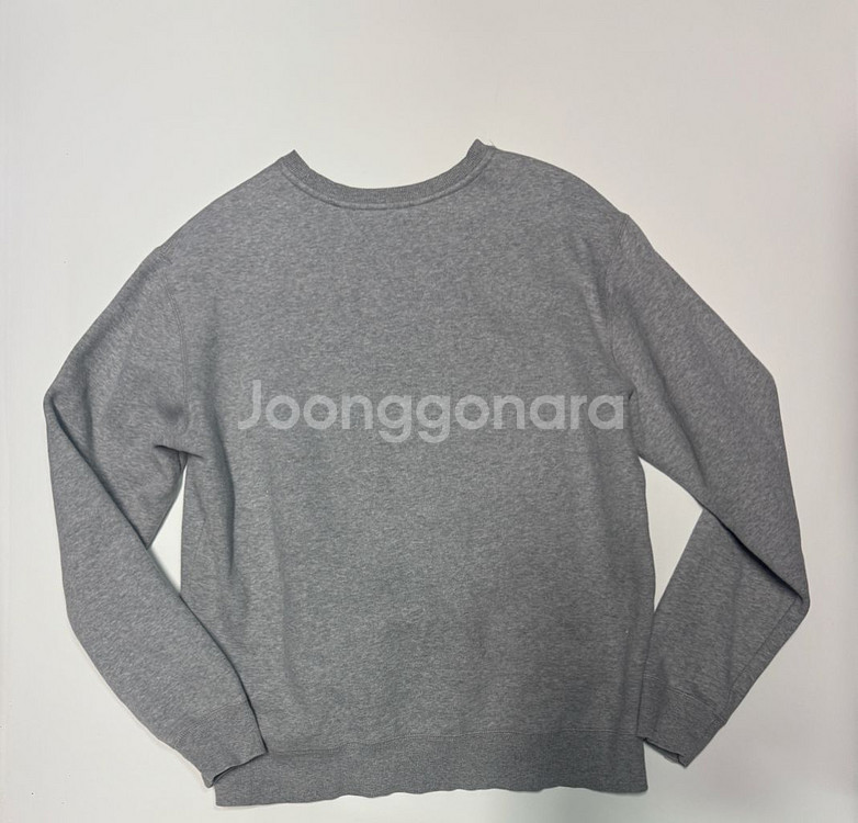 타미힐피거 스몰 로고 그레이 기모 스웻 맨투맨 L--1