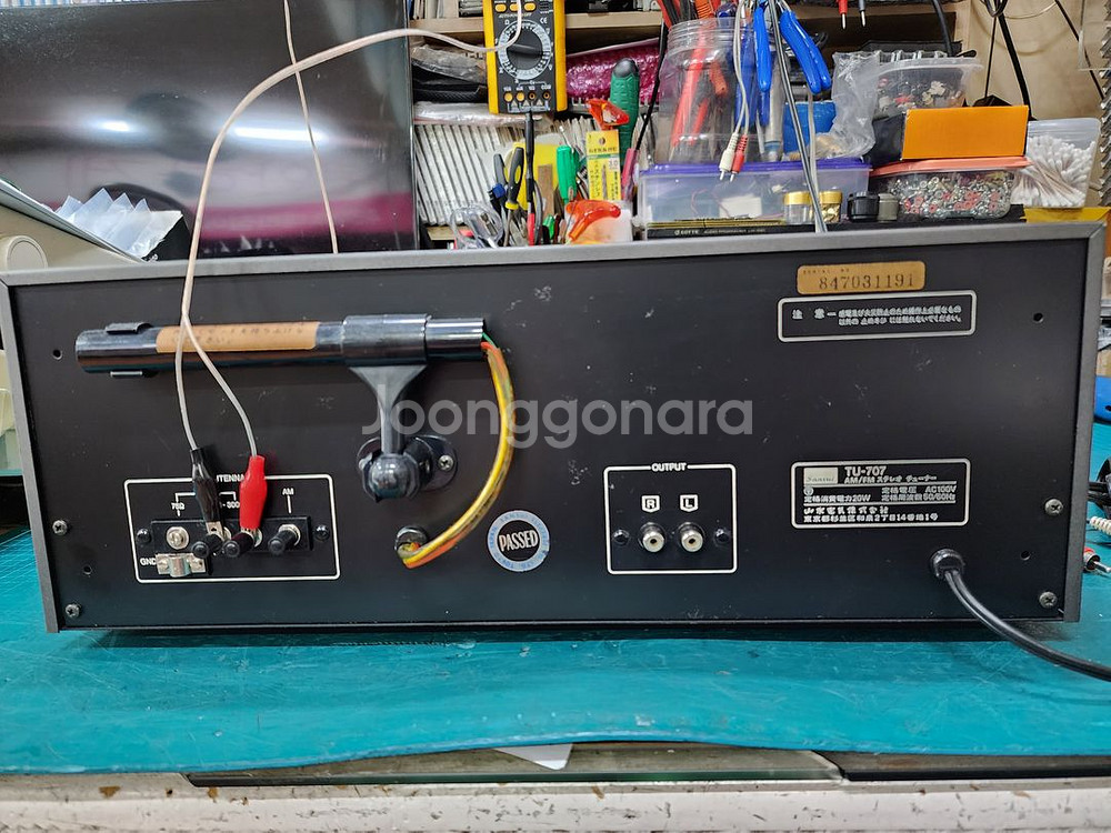 산수이 TU-707 AM/FM 스테레오 튜너--4