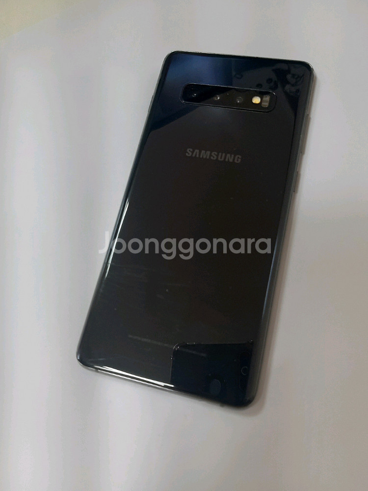 갤럭시S10플러스 자급제 무잔상 깔끔--0