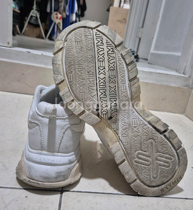 젝시믹스 흰색 운동화--2