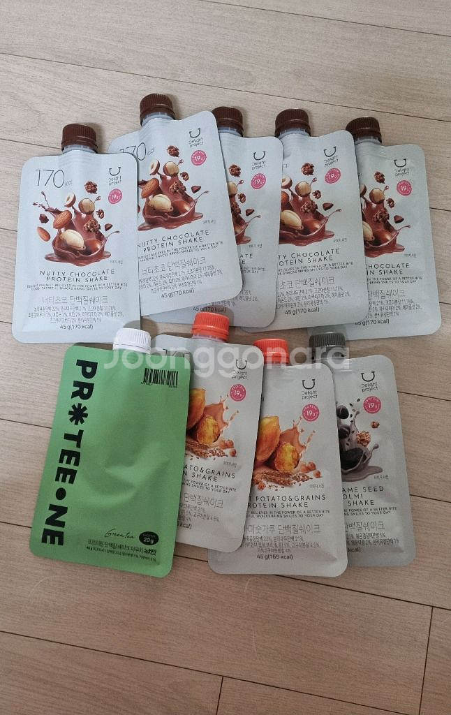 딜라이트 단백질 쉐이크 프로티원 단백질 쉐이크 초코 녹차 고구마 흑임자--0