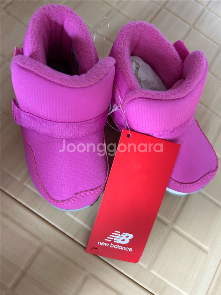 뉴발란스 키즈 120 털부츠 방한부츠 아기겨울신발--0