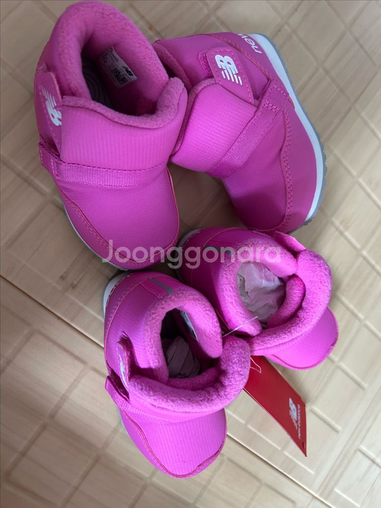 뉴발란스 키즈 120 털부츠 방한부츠 아기겨울신발--2