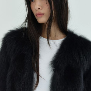 ore 오어 폭스퍼자켓 새상품