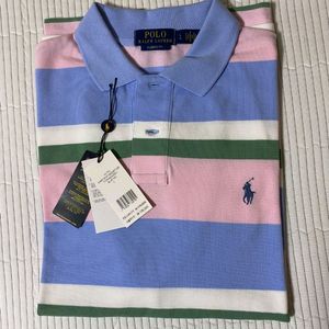 폴로 랄프로렌 스트라이프 폴로셔츠 L