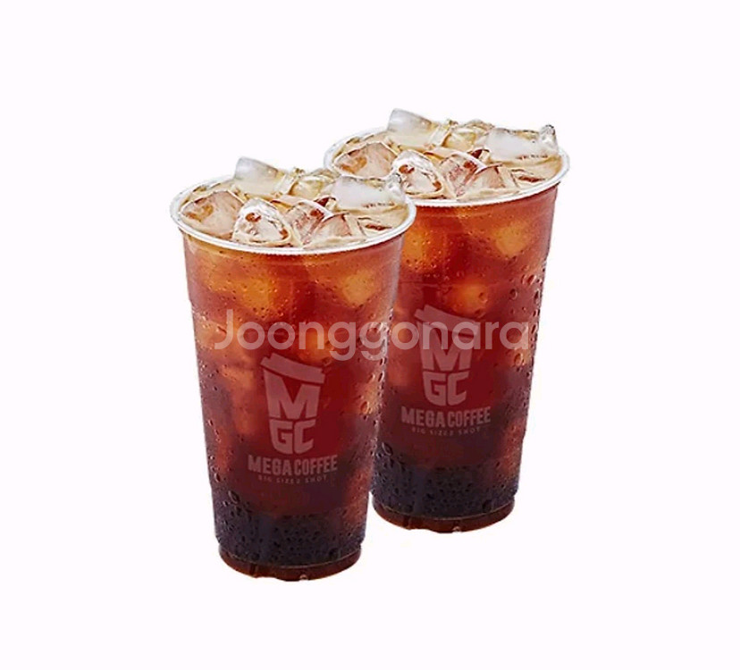 메가커피 더블 아이스 아메리카노 세트--0