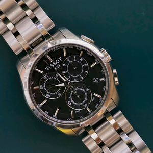 티쏘 꾸뜨리에 크로노 검판