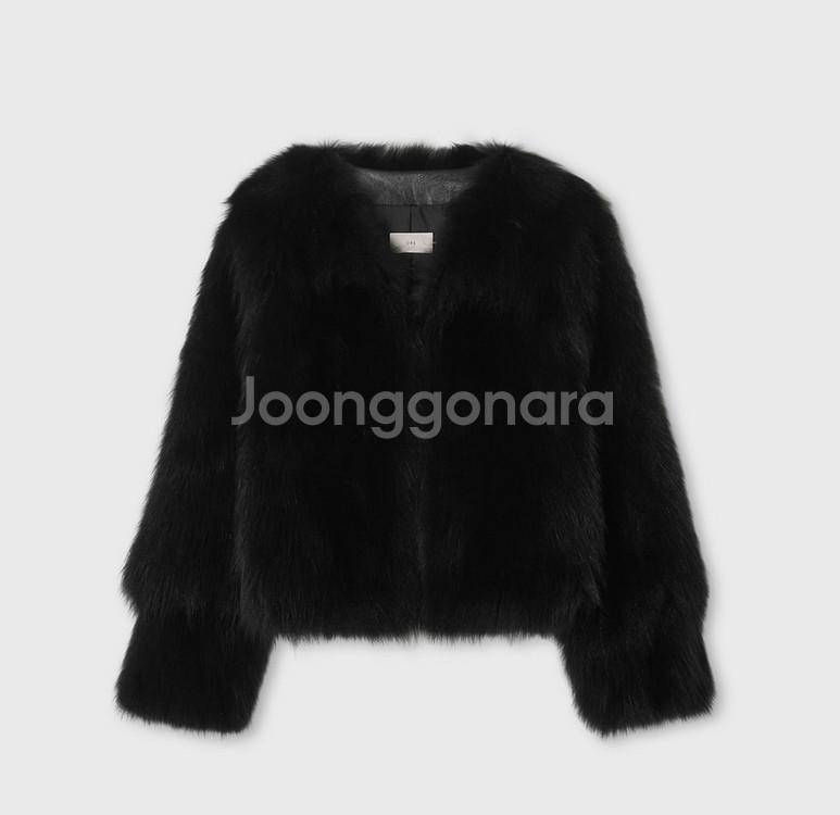 ore 오어 폭스퍼자켓 새상품--4