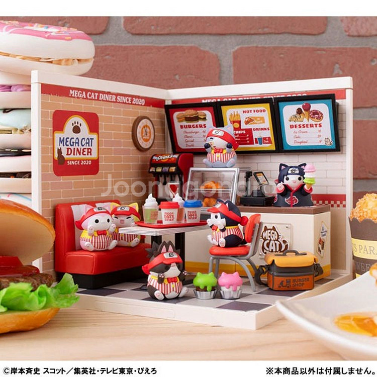 나루토 메가캣 다이너 미니어처 세트--0