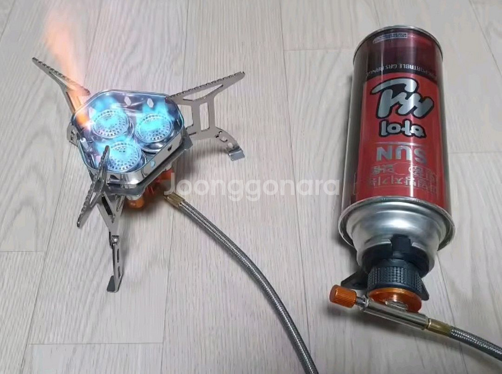 캠핑 고화력 경량 3구 소형 가스버너 (새상품)--1