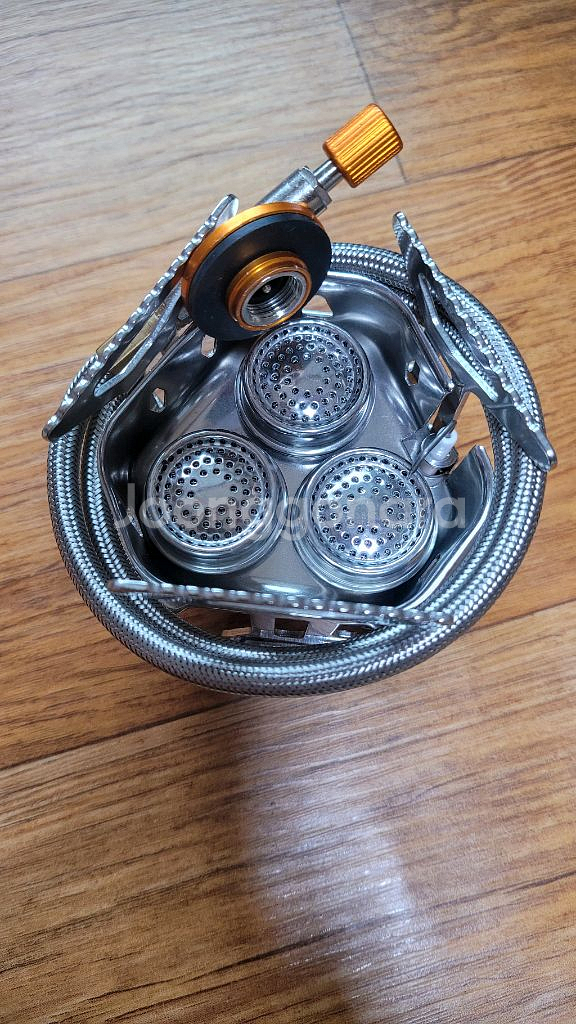 캠핑 고화력 경량 3구 소형 가스버너 (새상품)--3