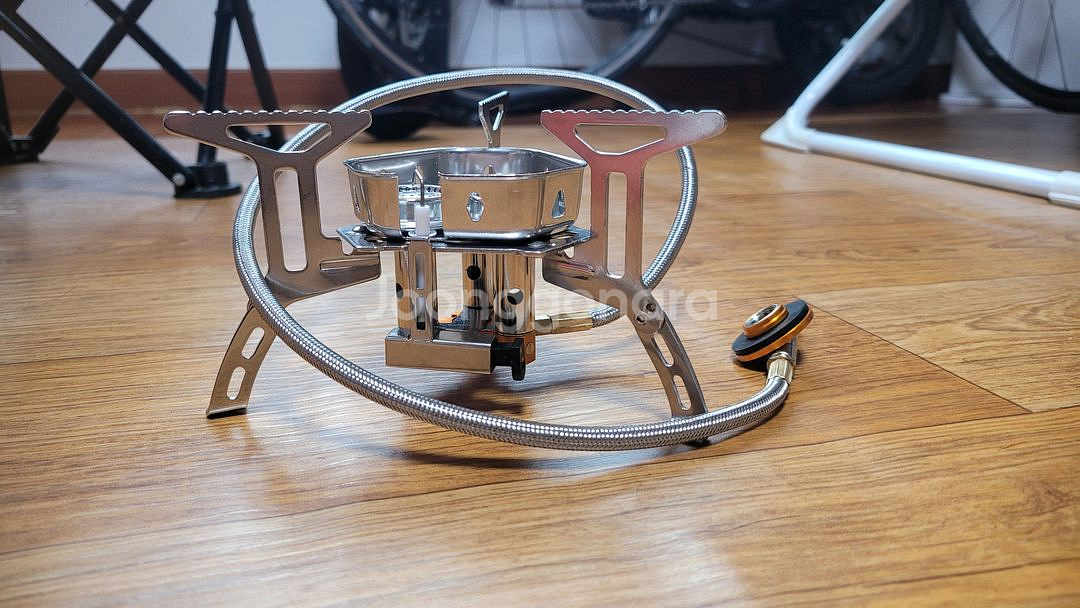 캠핑 고화력 경량 3구 소형 가스버너 (새상품)--5