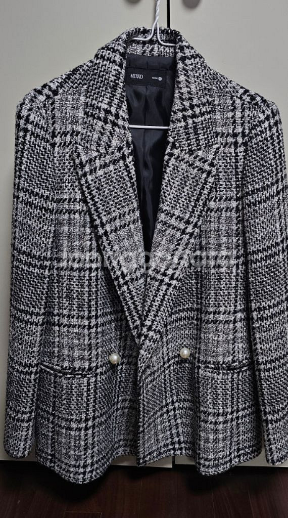 새상품 미쏘 트위드자켓--0