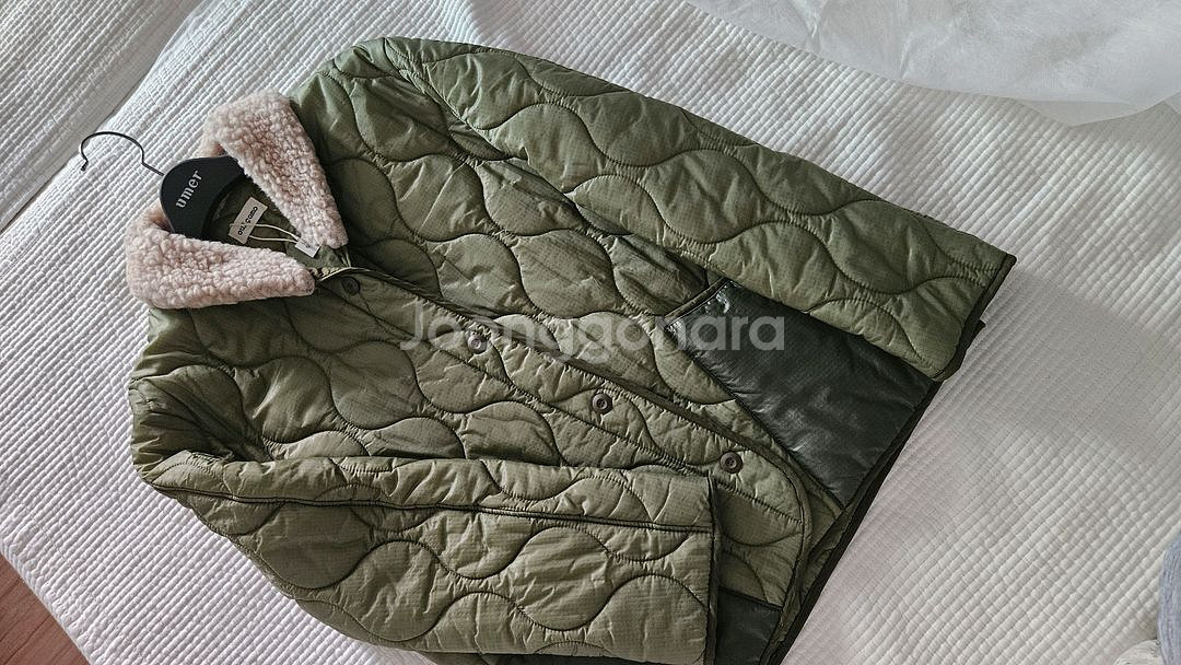 위꼬모 밀리터리퀼팅패딩(숏)--3