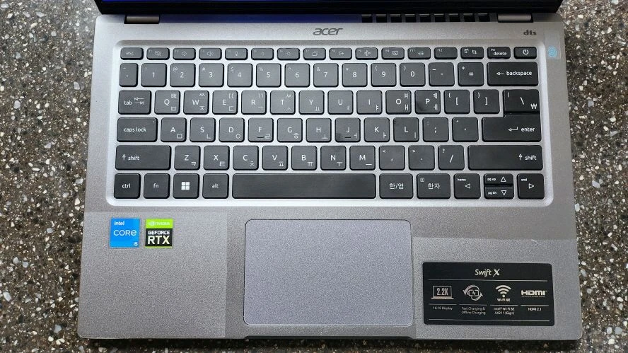 에이서 스위프트X 초경량 신형 게이밍/3050Ti 이미지