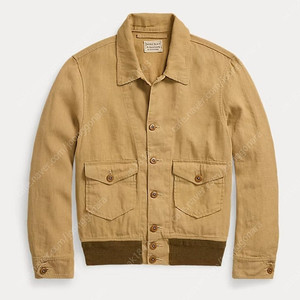 더블알엘 린넨 코튼 캔버스 플라이트 자켓 XL RRL