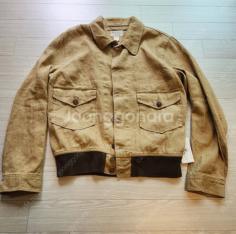 더블알엘 린넨 코튼 캔버스 플라이트 자켓 XL RRL--1