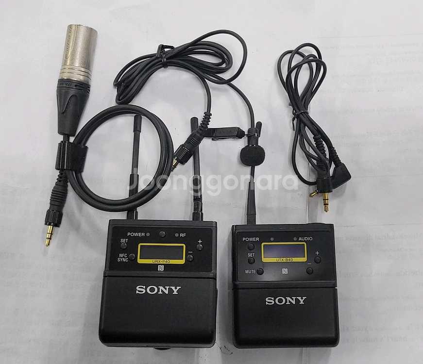 소니무선마이크 UWP-D21. 새것수준 팝니다.--0