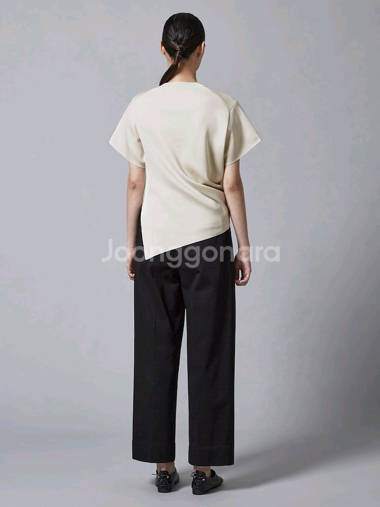 이세이미야케 러스터 드레이프 니트 탑--3