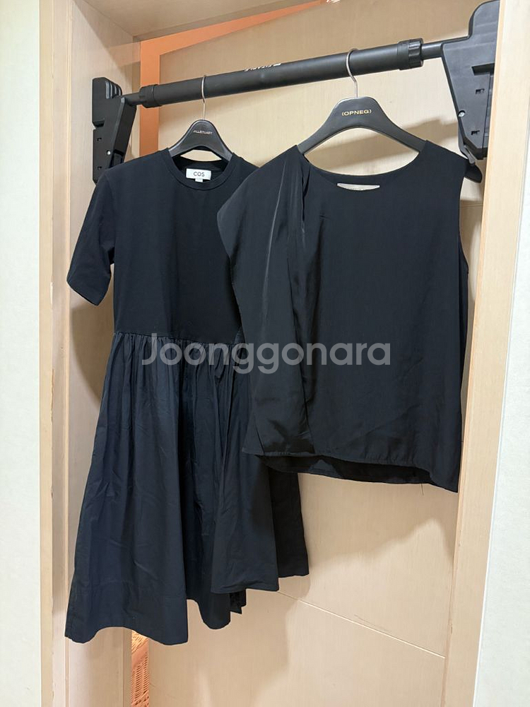 코스 언발 볼륨 미디드레스(+언발 블라우스 증정)--8