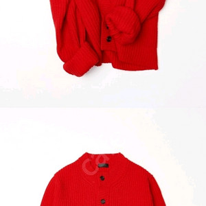 모마디자인 렉토맛 크롭 라운드 벌키 가디건 48