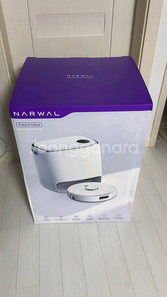 나르왈 x울트라 올인원 로봇청소기 직배수키트3.0포함--0