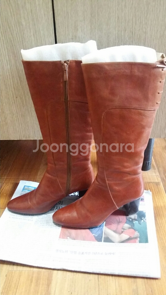 100% 소가죽 부츠 230--1