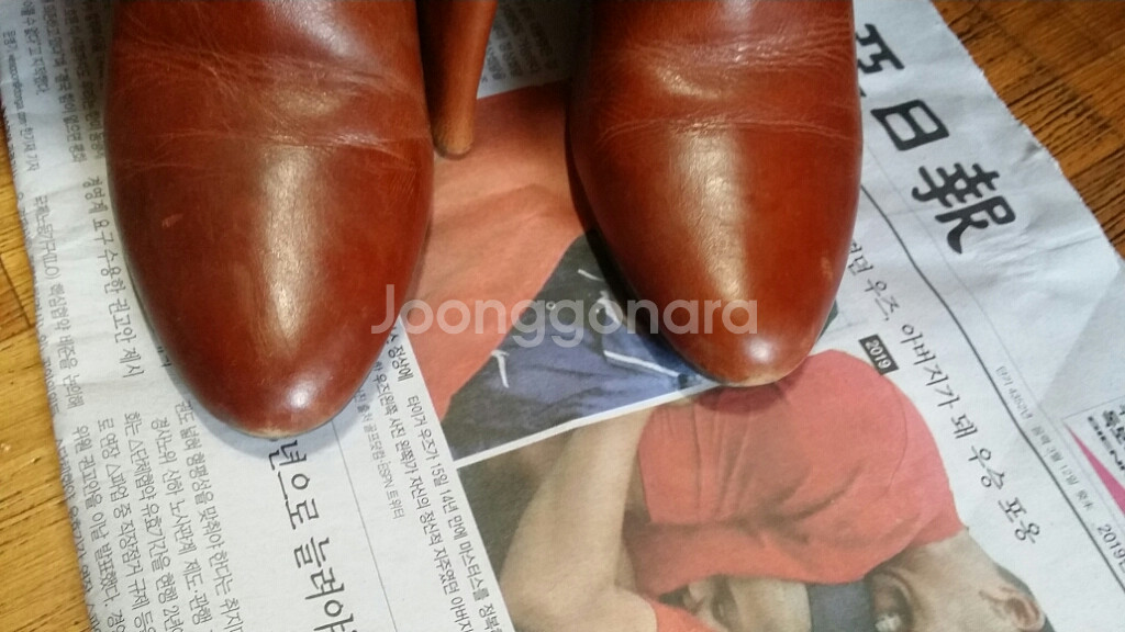 100% 소가죽 부츠 230--4