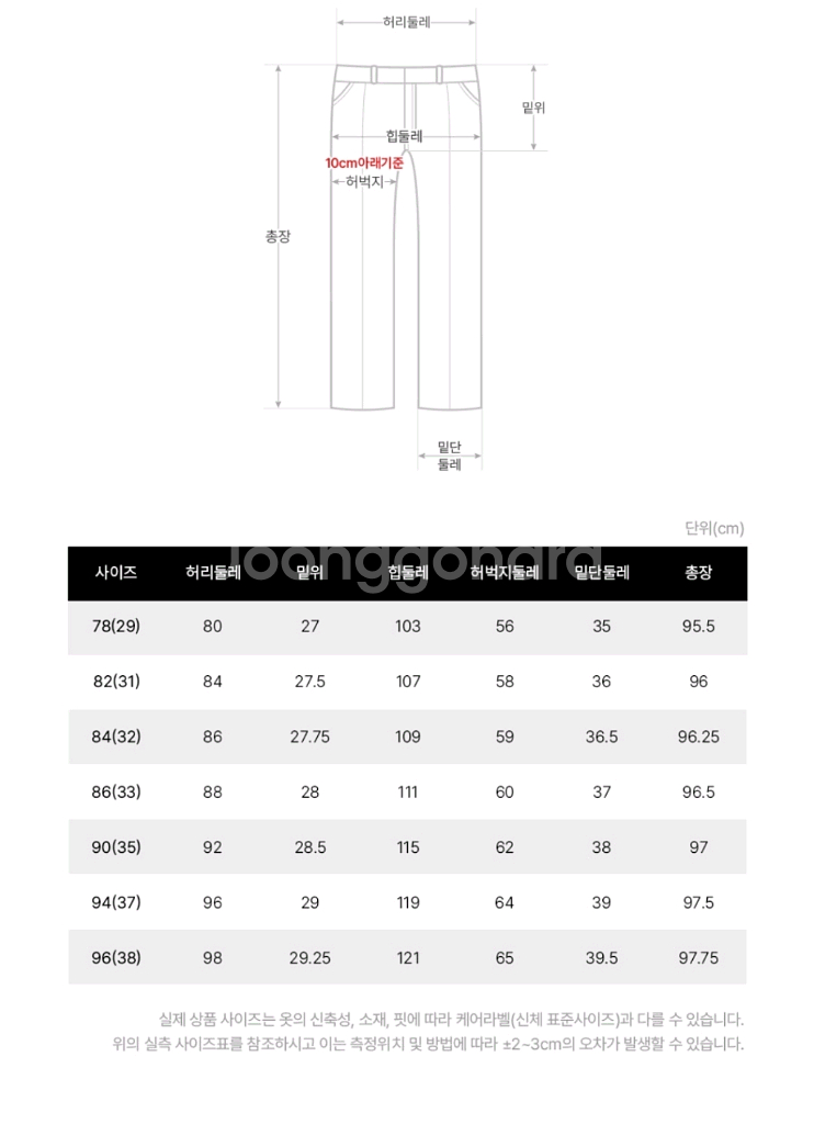 [에디션] AWEEK 테이퍼드핏 슬랙스 78 (블랙)--4