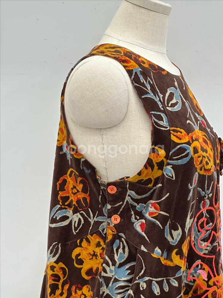 오일릴리 벨벳 벨루와 원피스--2