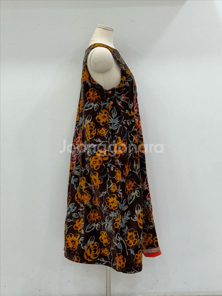 오일릴리 벨벳 벨루와 원피스--1