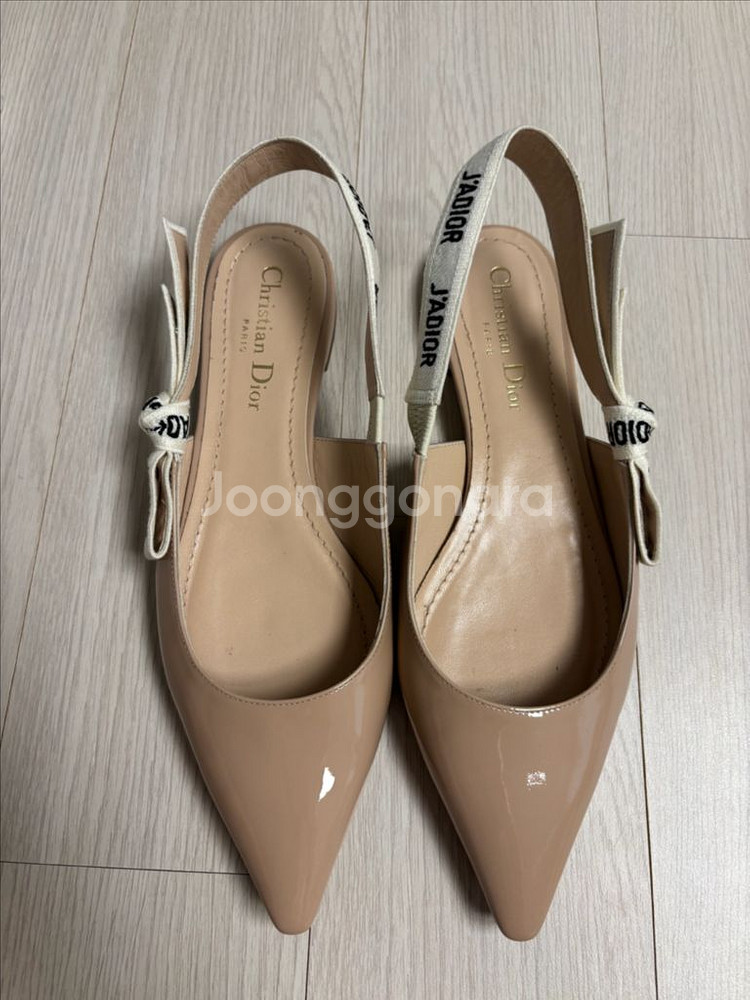 디올 발레리나 슬링백 플랫37(240)--1