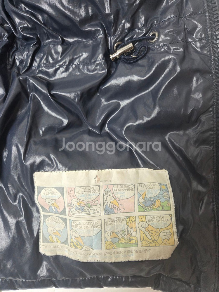 몽클레어 키즈 다운 퍼 패딩재킷 네이비(8Y)--5