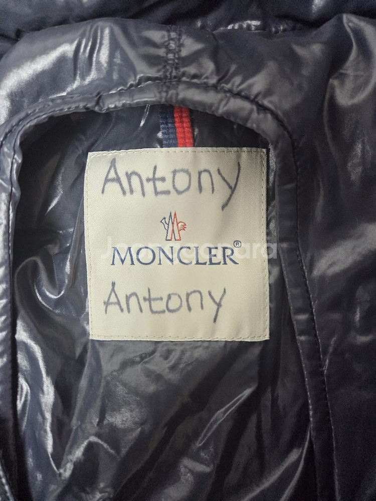 몽클레어 키즈 다운 퍼 패딩재킷 네이비(8Y)--9