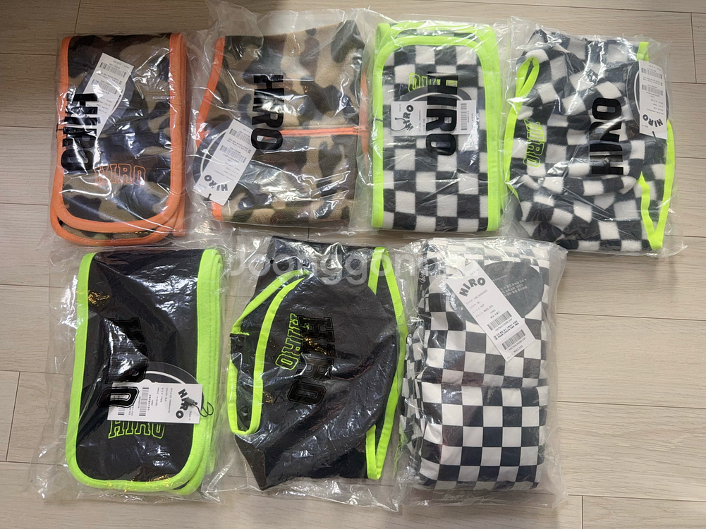 히로 머플러, 바라클라바 모자 새상품--0