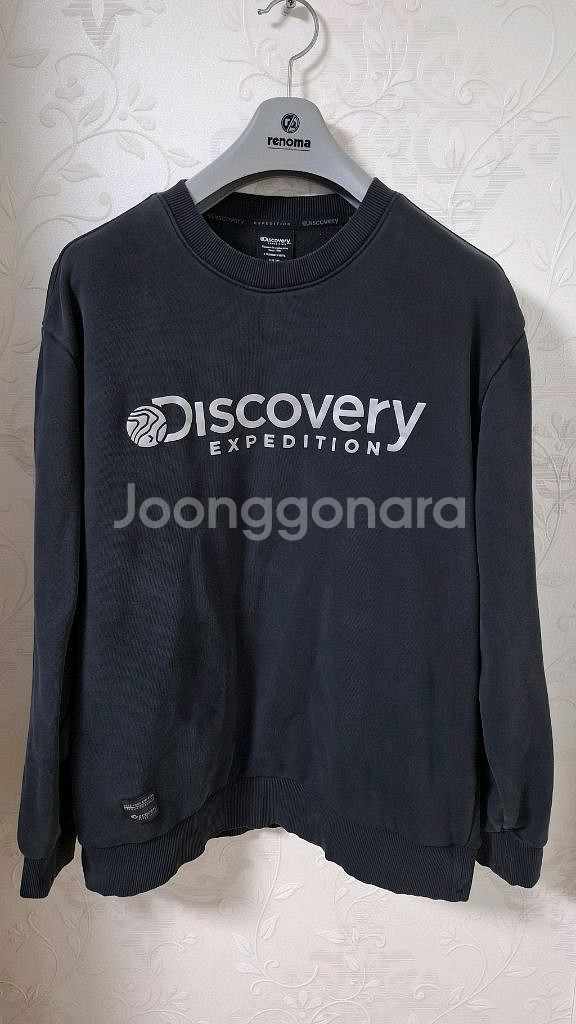 디스커버리 맨투맨 105 블랙--0