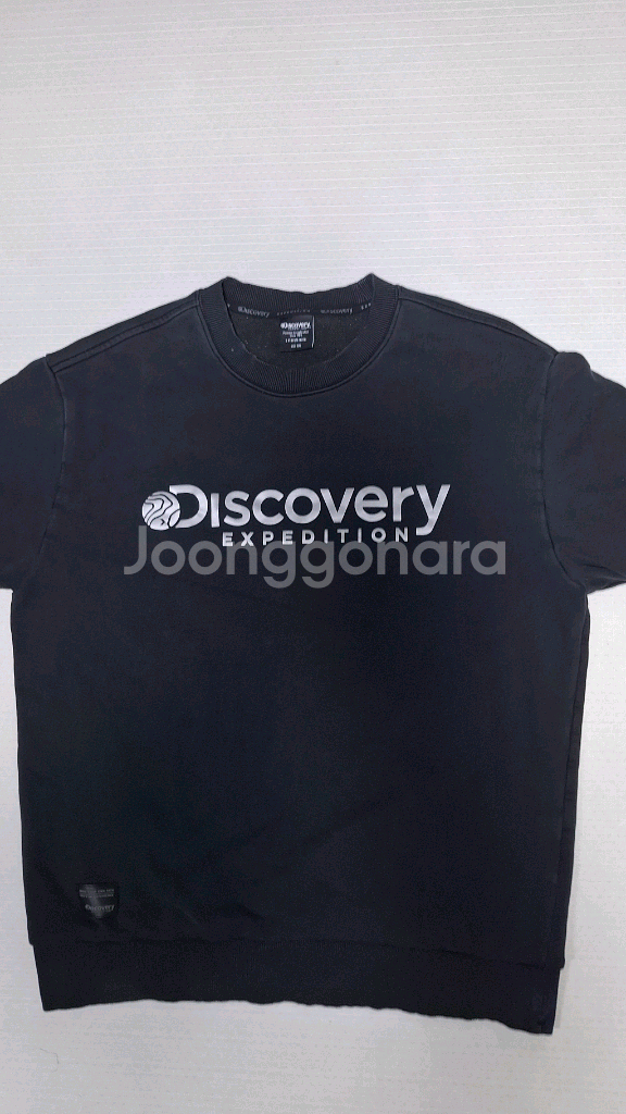 디스커버리 맨투맨 105 블랙--3