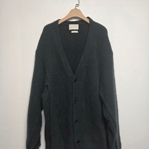 요크 커넥팅 루즈핏 니트 가디건 다크그린(S)