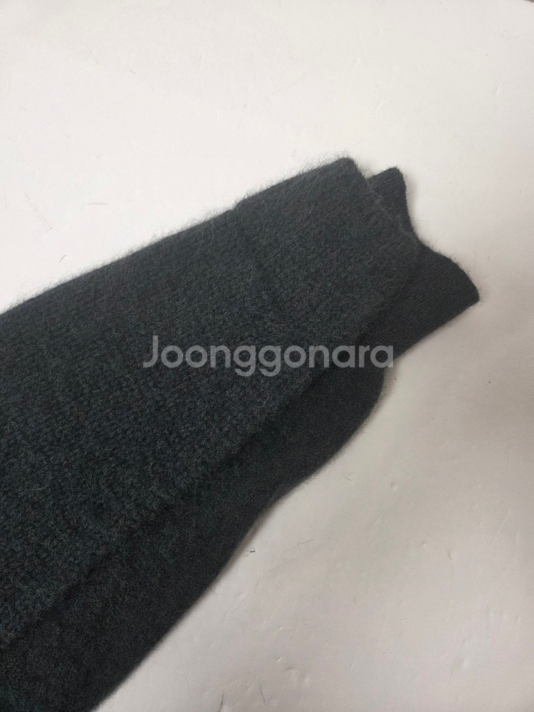 요크 커넥팅 루즈핏 니트 가디건 다크그린(S)--5