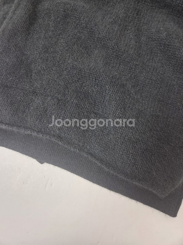 요크 커넥팅 루즈핏 니트 가디건 다크그린(S)--7