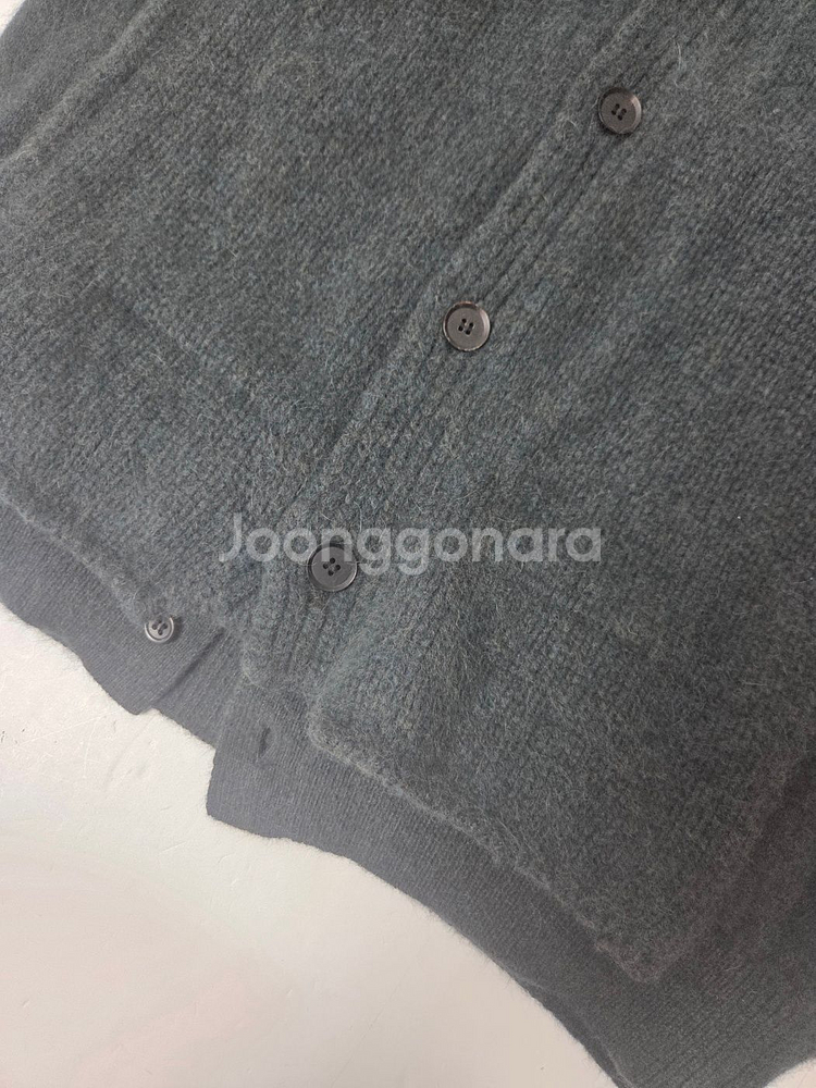 요크 커넥팅 루즈핏 니트 가디건 다크그린(S)--9