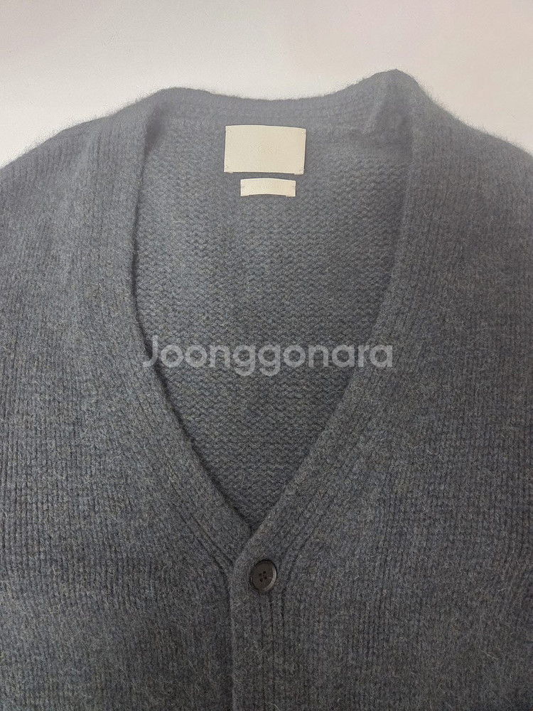 요크 커넥팅 루즈핏 니트 가디건 다크그린(S)--8