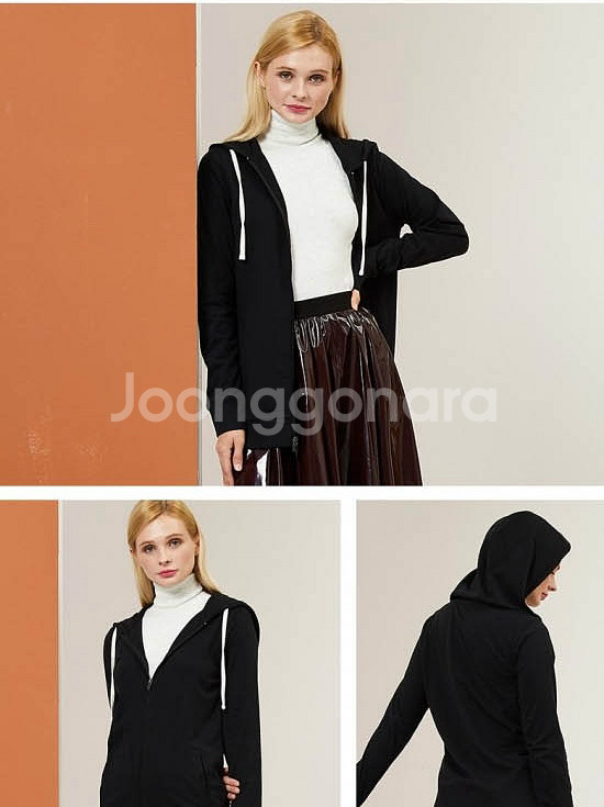 [미착용새제품] 그렉노먼 여성 오가닉 후드 집업--1