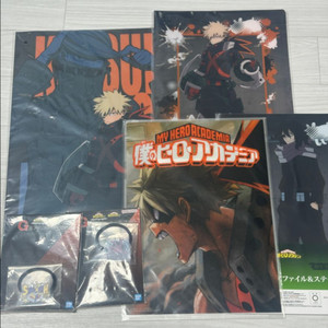 히로아카 바쿠고 클리어 포스터 파일 세트 + 아이자와 파일, 아크릴 밴드