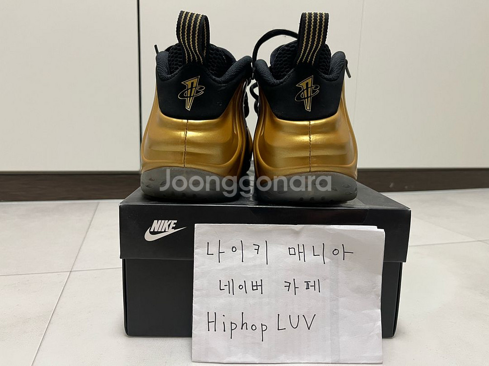 [275] 에어 폼포짓 원 메탈릭 골드(314996-700)--4