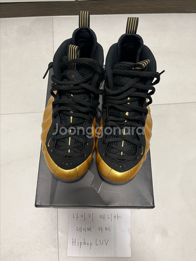 [275] 에어 폼포짓 원 메탈릭 골드(314996-700)--5