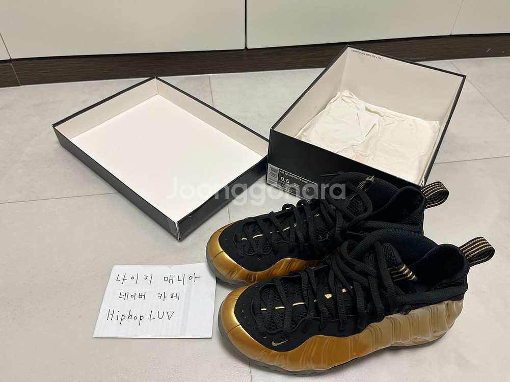 [275] 에어 폼포짓 원 메탈릭 골드(314996-700)--9