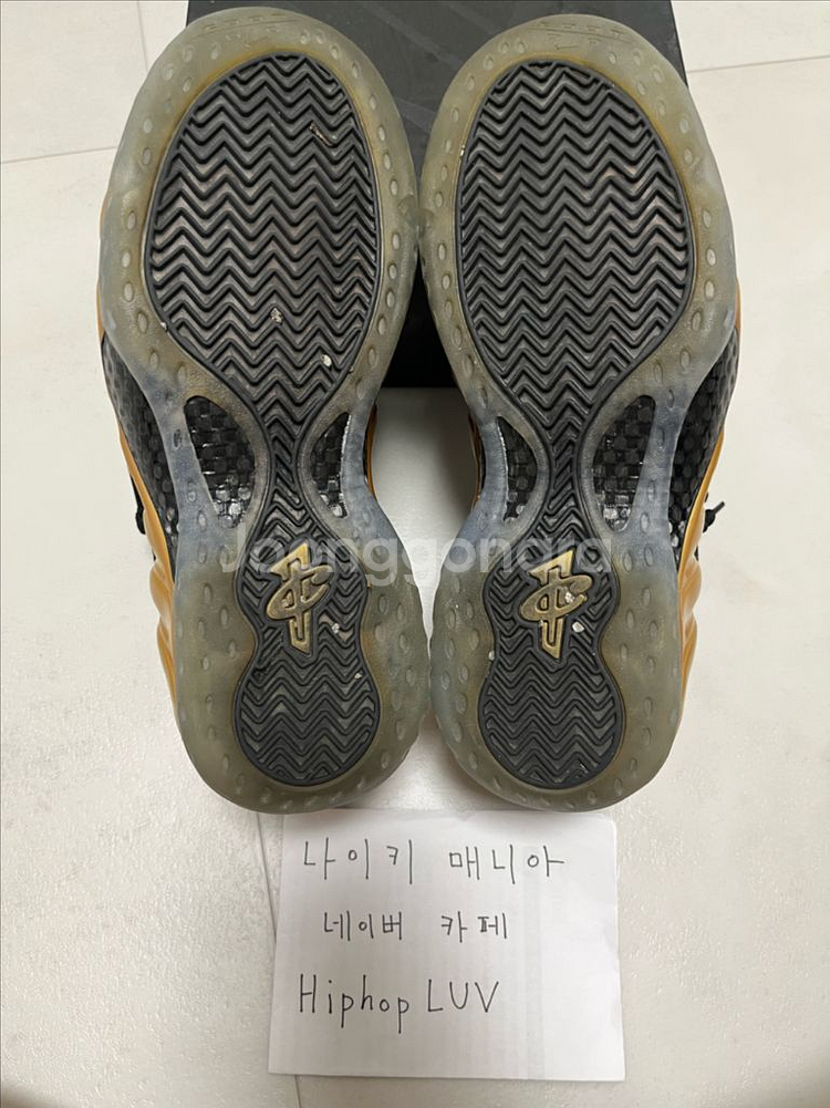 [275] 에어 폼포짓 원 메탈릭 골드(314996-700)--8