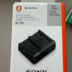 소니 BC-ZD1 충전기 미개봉 새상품